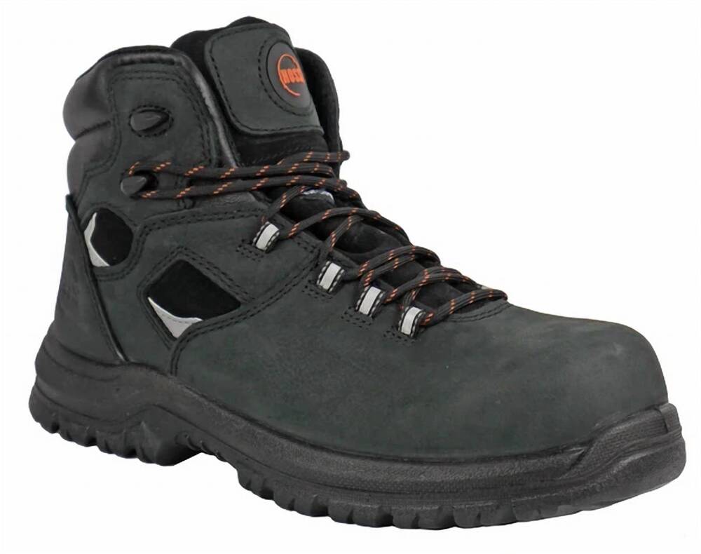 NEW HOSS BOOT COMPANY men's lorne 6' composite toe metal free work boot in black
